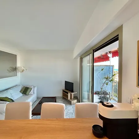 Superbe 2 Pieces Vue Mer, Piscine, Parking أنتيب