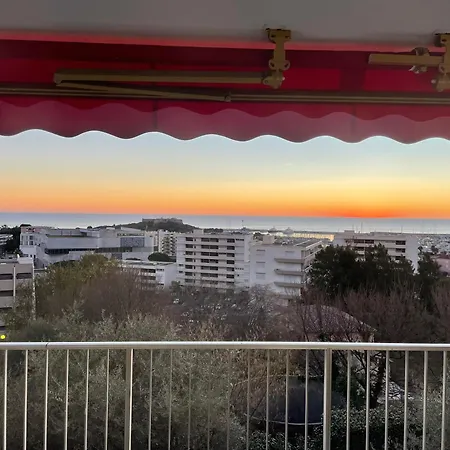 Superbe 2 Pieces Vue Mer, Piscine, Parking Apartman Antibes